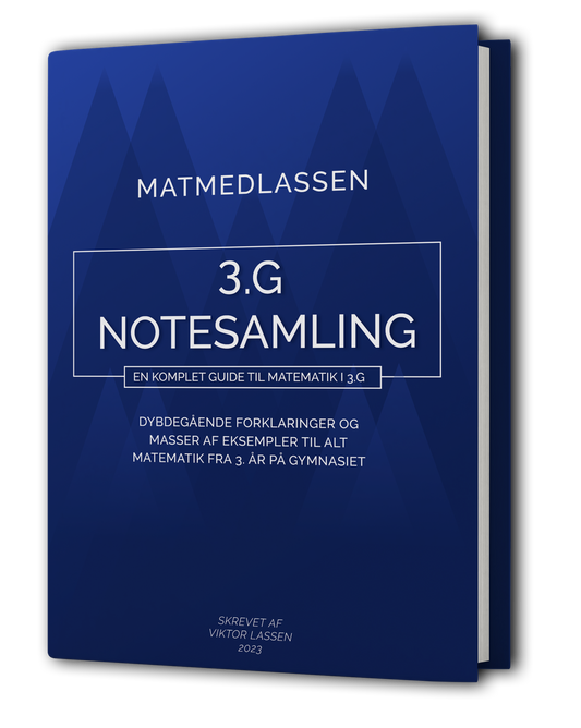Matematik Notesamling - 3.G (FYSISK BOG)