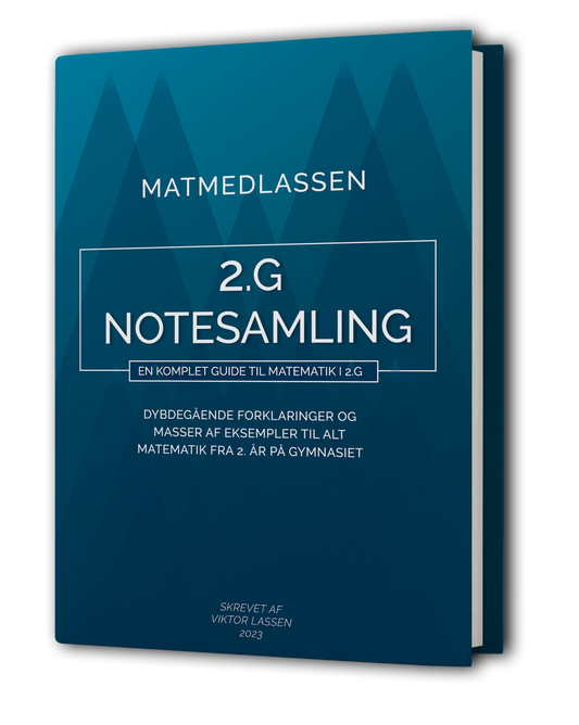 Matematik Notesamling - 2.G (FYSISK BOG)