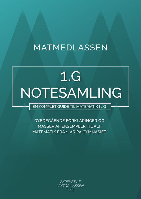 Matematik Notesamling - 1.G (E-BOG)