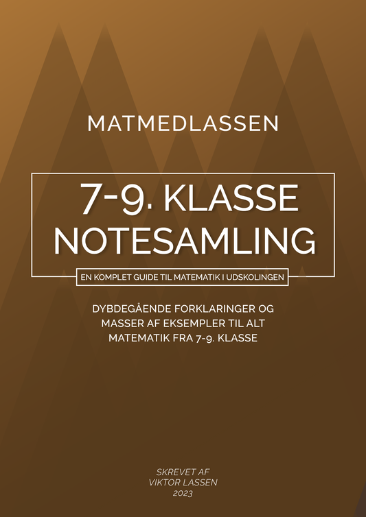 Matematik Notesamling - 7-9. klasse (E-BOG)